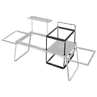 ShineTrip 山趣 05系列 黑霧IGT露營桌層架套裝, 黑色