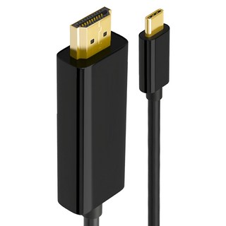 UniSync Type-C轉HDMI高畫質4K鍍金頭影音轉接線 1.8M, 1條