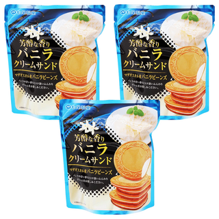 七尾製菓 香草法蘭酥, 馬達加斯加產香草, 酥脆法蘭酥, 66g, 3袋