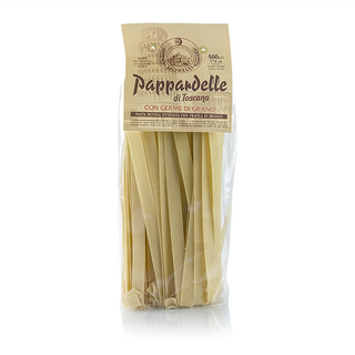 Morelli PAPPARDELLE 寬帶小麥胚芽麵, 500g, 1包