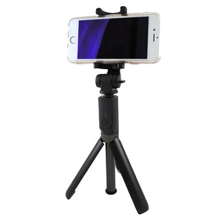 PacezRainbow B1 Pro 360°旋轉藍牙自拍腳架 加長版, 黑色, 1組