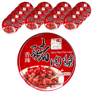 台糖 安心豚豬肉醬 香辣, 100%台糖豬肉, 160g, 18罐
