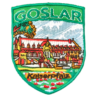 A-ONE 匯旺 地標造型刺繡 德國 戈斯拉爾, 7.5 x 6 cm 聚酯纖維, No.087, 1個