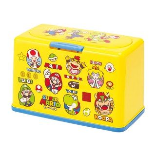 Skater 瑪利兄弟抗菌口罩收納盒, Yellow, 1個