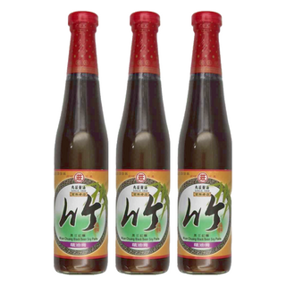 丸莊醬油 竹級黑豆蔭油膏 - 嚴選黑豆原料 古法純釀 減鹽配方, 500ml, 3瓶