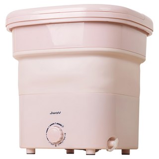 JwaY 多功能清洗機 JY-WS212-P 莫蘭迪粉色，附2米排水管，10分鐘清洗3分鐘脫水, 1個