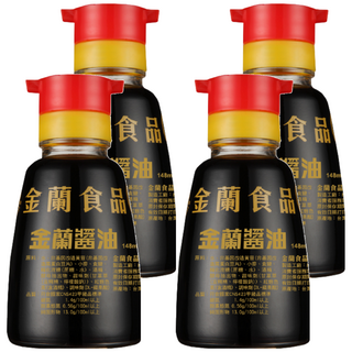 金蘭 桌上瓶醬油, 148ml, 4瓶