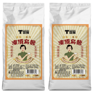 T世家 壺泡免濾大茶包 凍頂烏龍茶,7g,37包,2袋, 台灣南投凍頂山區優質烏龍茶葉