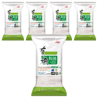 龍口 有機粉絲 有機馬鈴薯澱粉 有機綠豆澱粉 全素 台灣製造, 175g, 5包