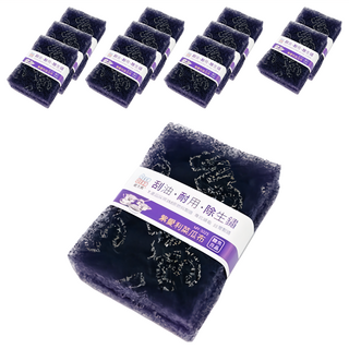 BEER BEAR 皮久熊 紫愛利菜瓜布 MY-5014 14 x 10 x 2cm, 12個, 1組