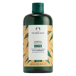 THE BODY SHOP 美體小舖 薑根鏗活調理洗髮精 400ml, 天然植萃 強韌髮根 溫和潔淨 舒緩頭皮乾癢, 1瓶
