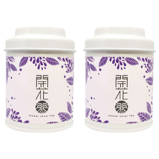 無藏茗茶 工藝花茶 會開花的茶, 精緻罐裝設計 優雅時尚, 保健花草茶球, 8g, 1罐, 2罐
