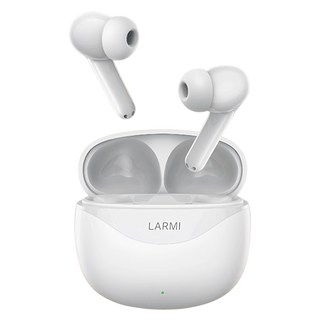 LARMi 樂米無線藍芽耳機 TYPE-C閃電快充 IPX5升級防水, LMA05, 白色