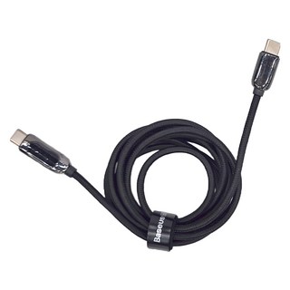 Baseus 倍思 數顯100W快充線 CATSK-C01 黑色, 2m, 1個