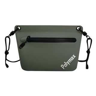 Polymax 寶麗美斯 防水隨身三角包, 迷迭綠