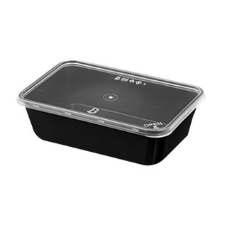 Tamsaa 耐熱餐盒附蓋 耐熱材質可微波 外帶餐盒, 1組, 10個