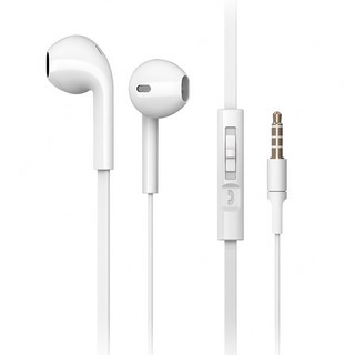 iSee SH-MHS366 耳塞式音樂耳機麥克風，舒適零壓迫感，立體聲, 白色