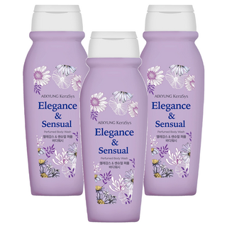 KERASYS 香氛沐浴乳 Elegance & Sensual, 200ml, 3瓶