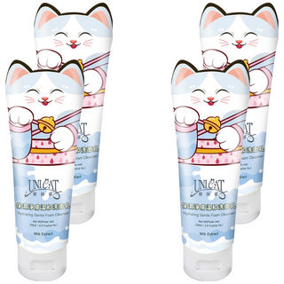 UNICAT 變臉貓 保濕淨膚溫和洗面乳 山羊奶萃取 100ml, 4條