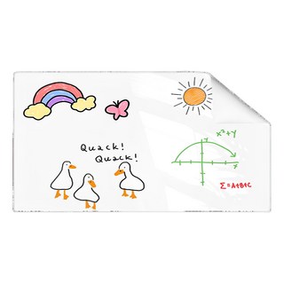 Couselect 靜電吸附白板貼, 無框