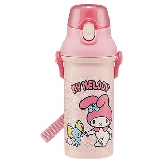 Skater AG彈蓋直飲水壺, 美樂蒂, 480ml, 1個