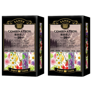 FANGS 方氏 綜合包2 美顏茶/西洋甘菊/夢幻人生花果茶/薰衣草/纖姿茶, 1.5g, 20包, 2盒, 40包