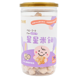 農純鄉 寶寶星星米餅 紫薯口味, 40g, 1罐