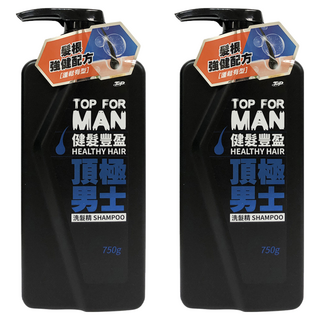 TOP 脫普 男士健髮豐盈洗髮精 750g 髮根強健配方, 2瓶