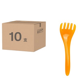 小麥購物 五爪按摩梳 Y594 15 x 4.5cm 23g, 10支, 顏色隨機