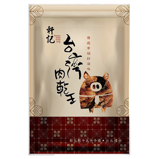 軒記台灣肉乾王 海苔豬肉酥, 傳統手工炒、烤、烘, 無添加防腐劑, 230g, 1包