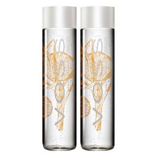 VOSS 芙絲風味氣泡水 柑橘檸檬草, 瓶裝水界的愛馬仕, 無糖零熱量, 375ml, 2瓶