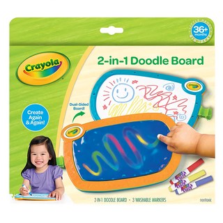 Crayola 繪兒樂 幼兒雙面塗鴉繪畫板, Multicolor, 1個