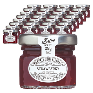 Tiptree 迷你草莓果醬 72罐 28g - 英國原裝進口 口感香甜濃郁 適合搭配麵包、鬆餅或優格