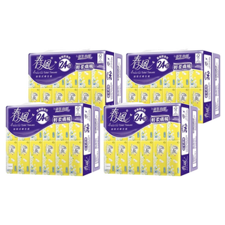 春風 輕柔膚觸抽取式衛生紙, 24包, 4袋