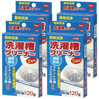 TAGUCHI 洗衣機槽清潔劑 Set 2入 洗淨除臭抗菌三效合一, 120g, 4盒