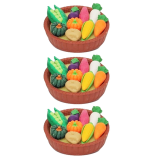Iwako 造型橡皮擦 套裝, 蔬菜, 3組