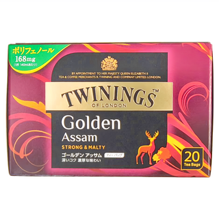 TWININGS 唐寧茶 英國金阿薩姆紅茶 強勁麥芽味, 2g, 20包, 1袋