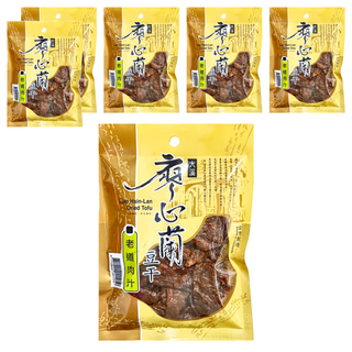 大溪廖心蘭豆干 老道肉汁 台灣製造, 110g, 6包