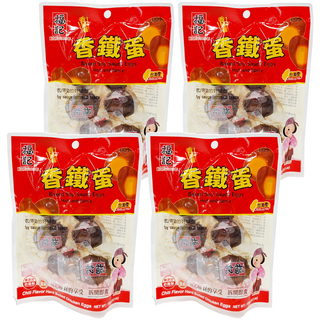 福記 香鐵蛋 辣味雞蛋 台灣產 即食食品, 6顆, 4袋