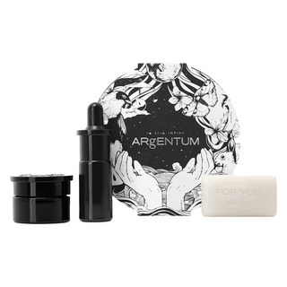 ARgENTUM 歐臻廷 新煥采體驗組 (亮顏銀霜14ml+賦活修護油9ml+潔顏銀皂20g), 1組