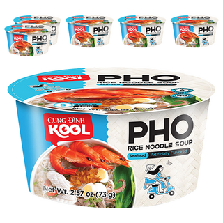 CUNG DINH KOOL 海鮮風味河粉, 2.57oz (73g), 3分鐘快速料理, 6入
