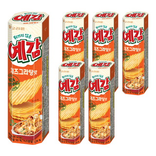 ORION 好麗友 預感香烤洋芋片 起司口味 非油炸, 64g, 6盒