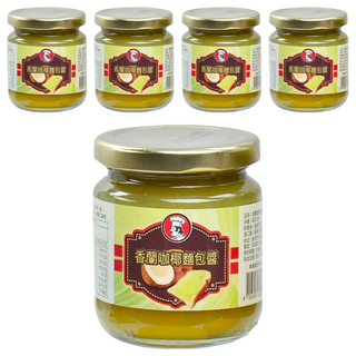 CHEF'S CHOICE 美味大師 香蘭咖椰麵包醬 東南亞國民抹醬, 220g, 5罐