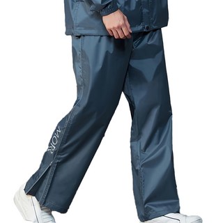 MORR Slimple 輕裝雨褲, 普魯士藍, 防水係數高達22000mm, 單邊拉鍊後口袋, 褲管拉鍊易穿脫, 右褲管反光Logo, XL