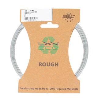 WILSON LUXILON ECO ROUGH 1.25 環保網球線 增加旋轉與控制 耐用舒適, 銀色, 1個