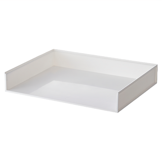 收納部屋 日式桌面A4文件整理盒 31.5 x 24.5 x 5.5cm, 1層, 白色