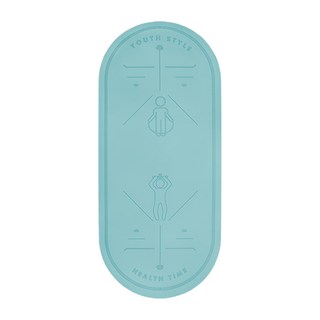 三次方 跳繩墊 體位線款 FA024, 綠色, 1個