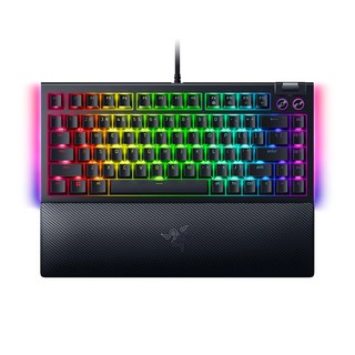 Razer 黑寡婦蜘幻彩版鍵盤 V4 75%, 1個, 黑寡婦 V4 75%, RZ03-05001500-R3T1, 橘軸