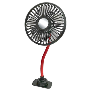 SiNYi 新翊 USB兩用軟管清涼風扇, 可彎曲矽膠軟管, 360度調整, 三段風速, 黑色