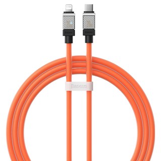 Baseus 倍思 Baseus 酷玩系列 快充傳輸線 Type-C-iPhone 20W, 1m, 橙色, 1條
